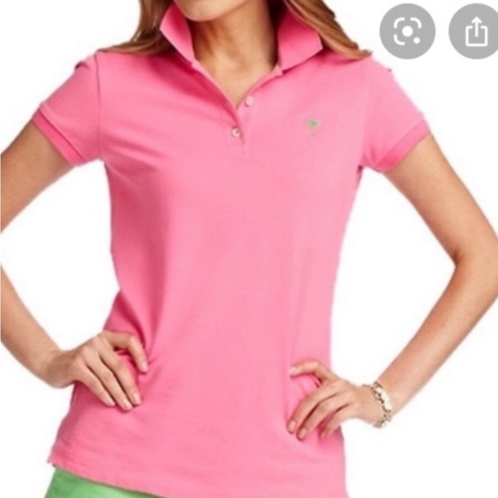 LILLY PULITZER Polo. Size Large (fits like medium) - Picture 2 of 9